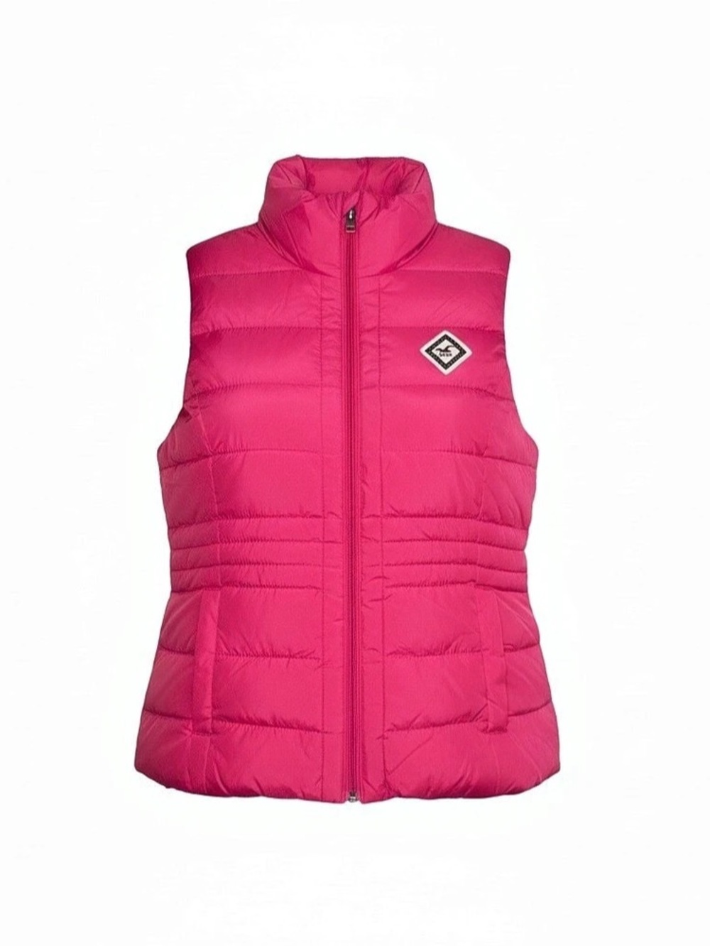 Hollister Pink Quilted Vest Size Medium
